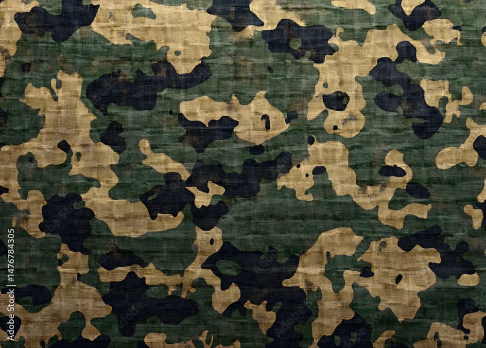 Fototapeta premium texture military camouflage repeats seamless army green hunting