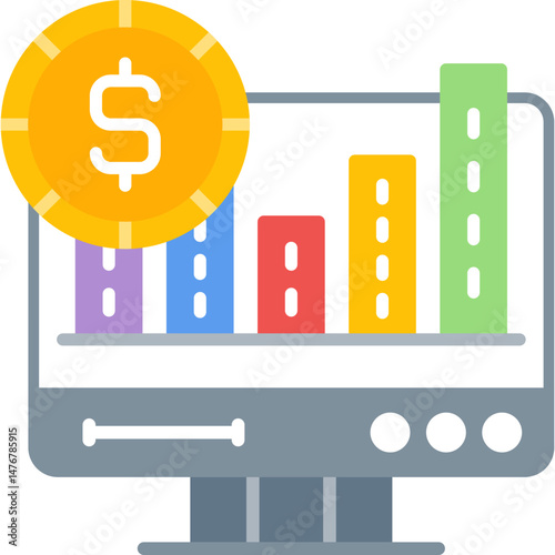 Profits Icon Vector Element
