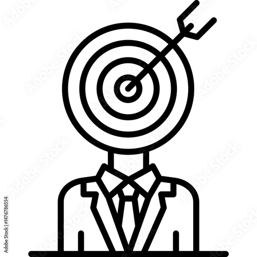 Target Icon Vector Element