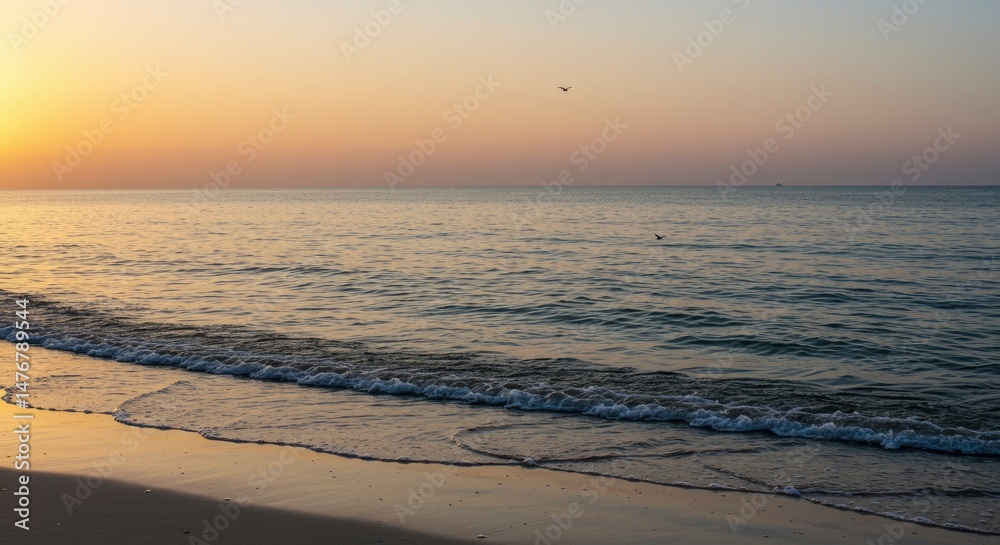 Obraz premium Sunrise on the beach