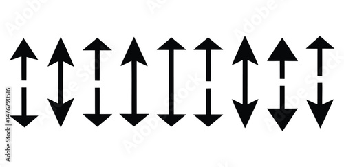 Collection of Diverse Arrow Shapes for Design 