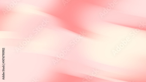 Pink and white blurred gradients create smooth curves. Suitable for abstract backgrounds, soft designs, and digital art projects.