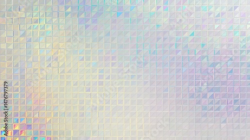 Generative AI, Seamless Holographic Foil Texture on Matte Paper