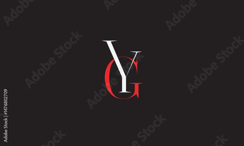 YG, GY , G, Y Abstract Letters Logo Monogram