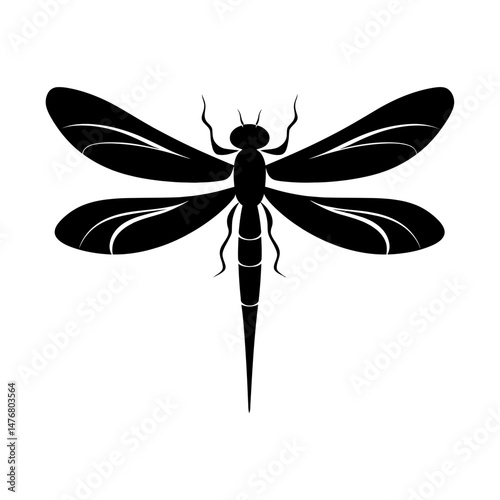 Insect Dragonfly Silhouette Illustration