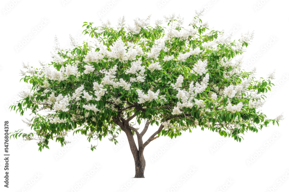Obraz premium Stunning Blooming Tree in Springtime . Transparent background PNG