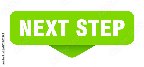 next step sticker. next step sign on transparent background
