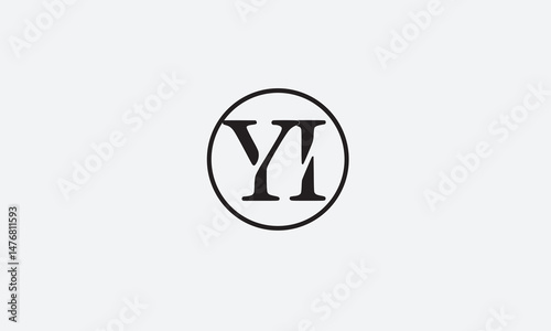 YI, IY , I, Y Abstract Letters Logo Monogram