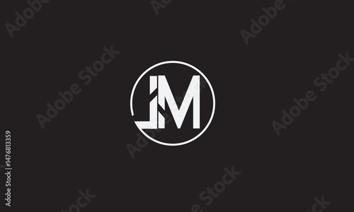 LM, ML, M, L Abstract Letters Logo Monogram	