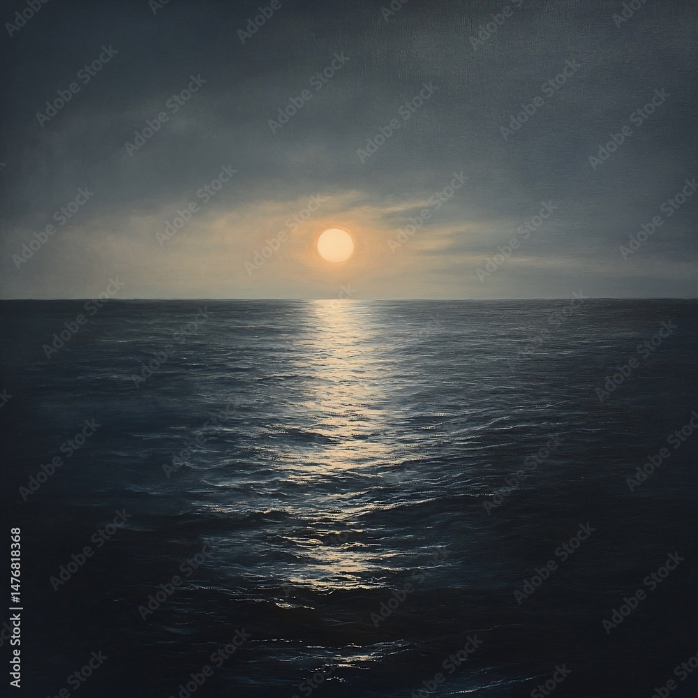 Fototapeta premium Calm ocean sunset