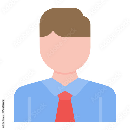 Client Male icon vector image. Can be used for Public Relations Agency.