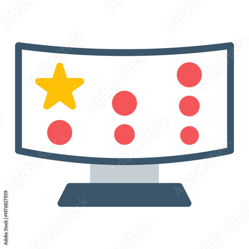 Custom Level icon vector image. Can be used for Game Development.