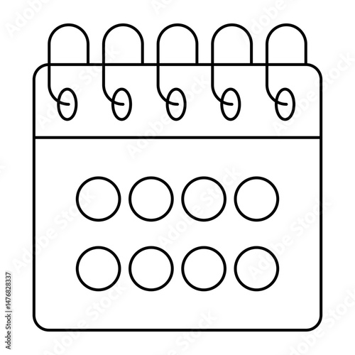 Calendar Line Icons. Clock, Date, Deadline, Holiday, Meeting, Office, Plan, Time, Clock, Alarm Clock, Hourglass, Stopwatch, Timer