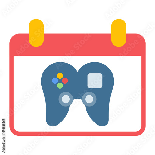 Game Release icon vector image. Can be used for Game Development.