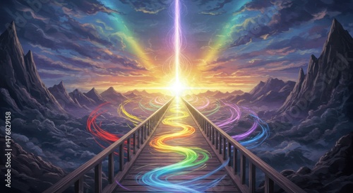 Bifrost: A Mystical Rainbow Bridge Between Realms