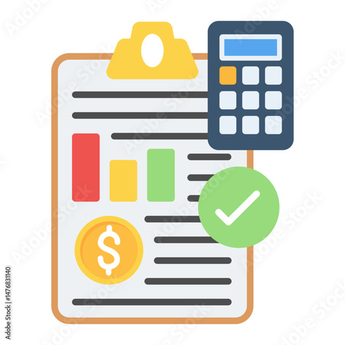 Accounting Standards icon vector image. Can be used for Accounting.