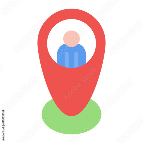Constituency icon vector image. Can be used for Politics.