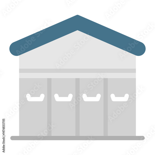 Skateboard Parking Hub icon vector image. Can be used for Personal Transportation.
