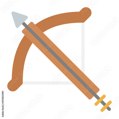 Crossbow icon vector image. Can be used for Battle Royale.