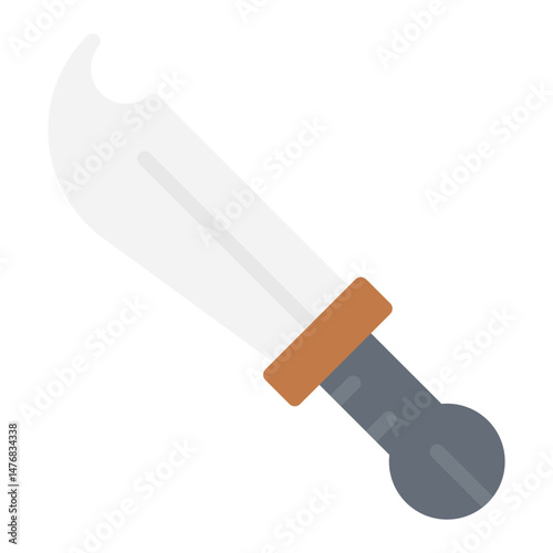 Melee Weapon icon vector image. Can be used for Battle Royale.