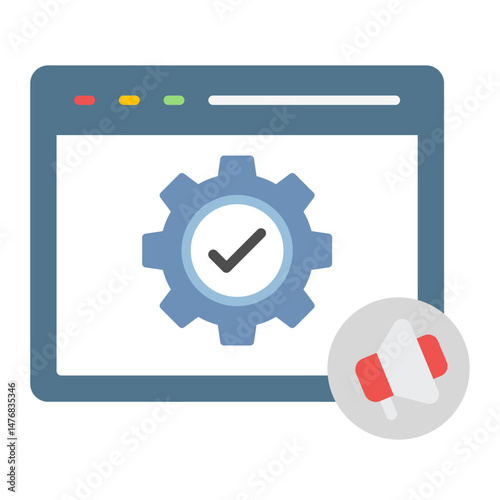 Testing icon vector image. Can be used for Marketing Technology.