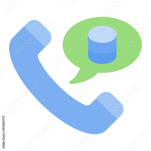 Contact Database icon vector image. Can be used for Marketing Technology.