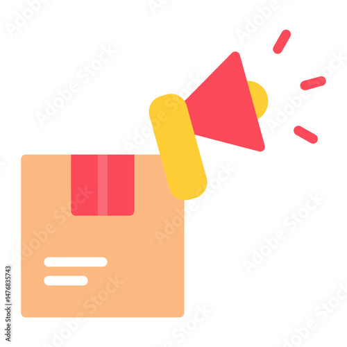 Product Merchandising icon vector image. Can be used for Merchandising.