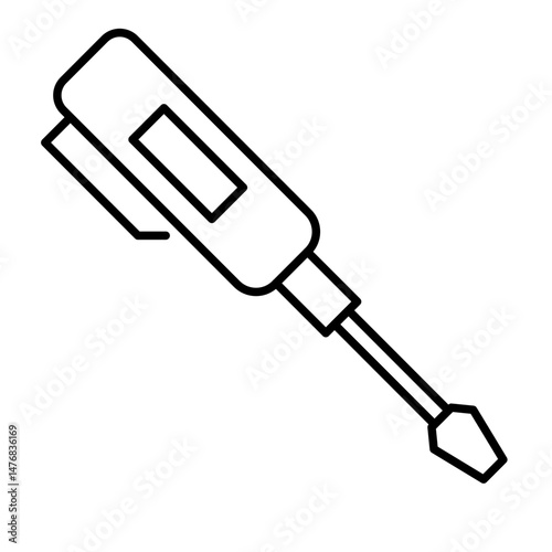 Tester Vector Line Icon Design