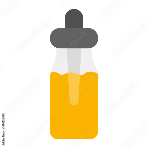 Dropper Bottle icon vector image. Can be used for CBD Oil.