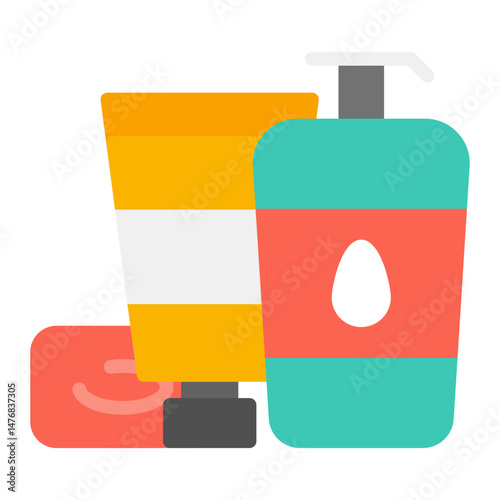 Personal Care Products icon vector image. Can be used for CBD Oil.