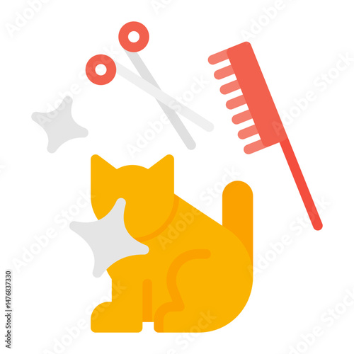 Pet Care icon vector image. Can be used for CBD Oil.