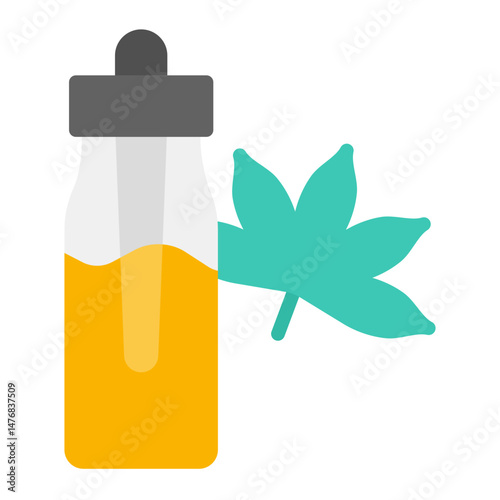 Tincture icon vector image. Can be used for CBD Oil.