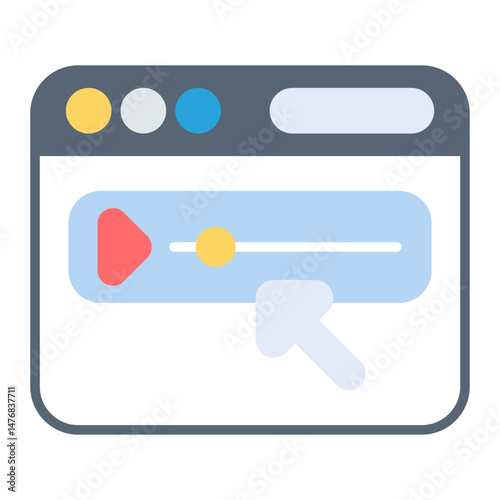 Cta icon vector image. Can be used for Internet Marketing.