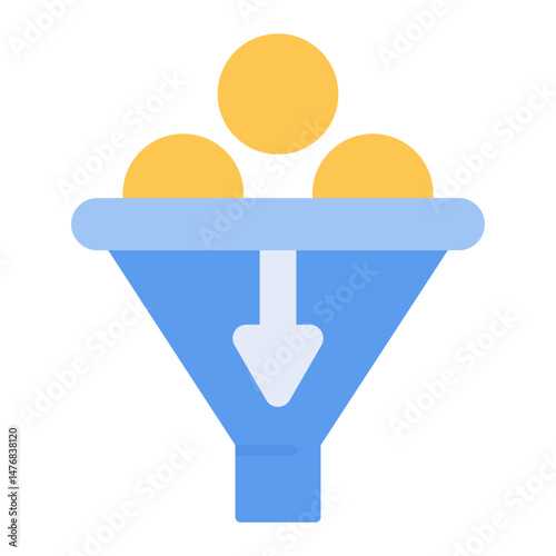 Lead icon vector image. Can be used for Internet Marketing.