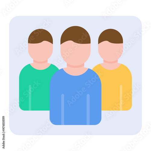 Lookalike Audiences icon vector image. Can be used for Internet Marketing.