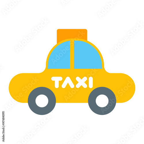 Taxi icon vector image. Can be used for Airline.