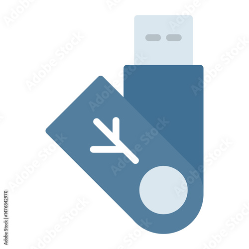 USB Flash Drive icon vector image. Can be used for Technology eCommerce.
