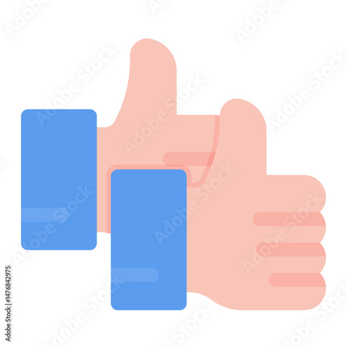 Thumbs Up icon vector image. Can be used for Technology eCommerce.