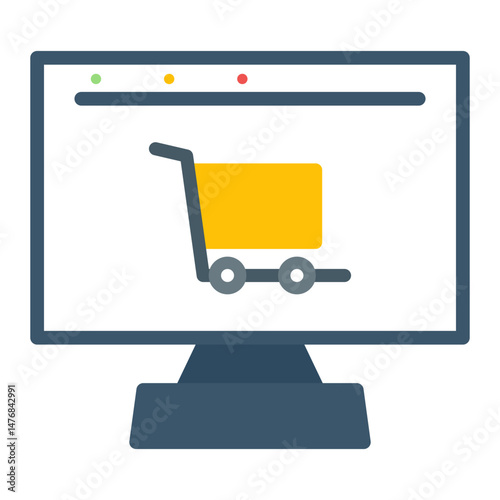 eCommerce icon vector image. Can be used for Technology eCommerce.