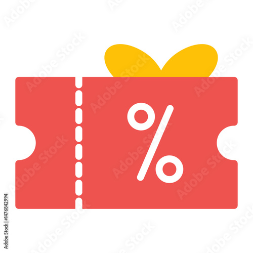 Voucher icon vector image. Can be used for Technology eCommerce.