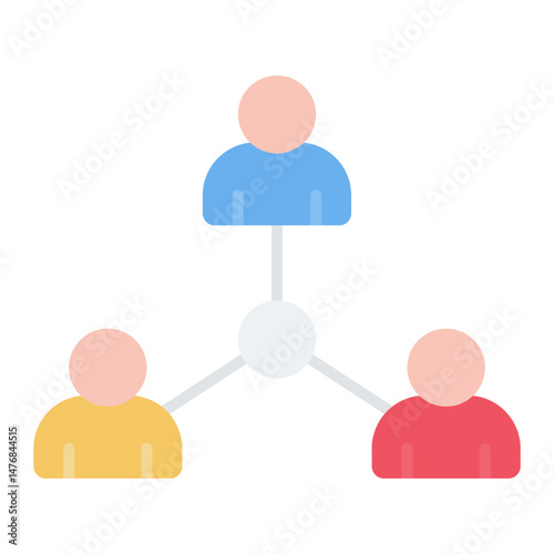 Meeting icon vector image. Can be used for Office.