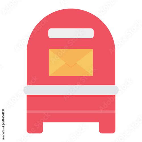Mail Area icon vector image. Can be used for Office.