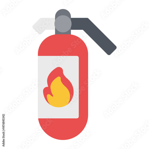 Fire Extinguisher icon vector image. Can be used for Emergency Service.