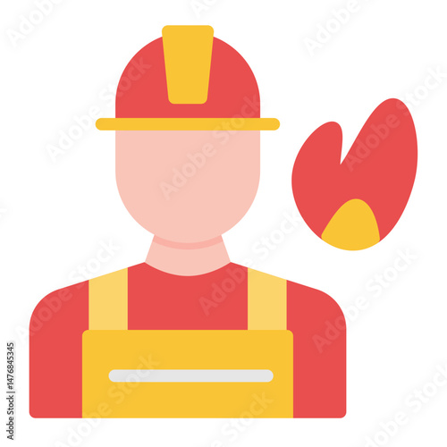 Firefighting Unit icon vector image. Can be used for Emergency Service.