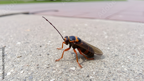 Cicada on the Curb