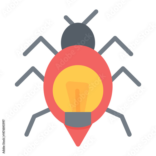 Bioluminescence icon vector image. Can be used for Lighting.