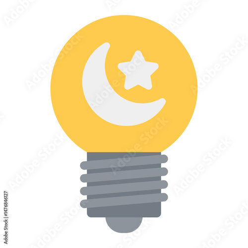 Dark icon vector image. Can be used for Lighting.