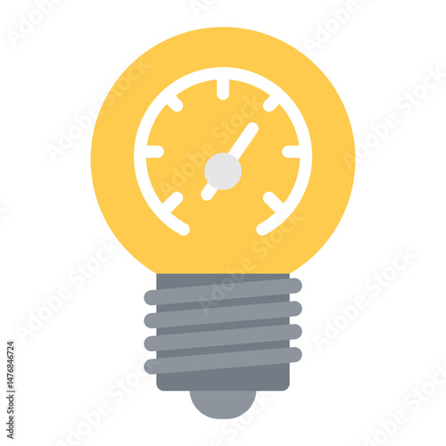 Speed Of Light icon vector image. Can be used for Lighting.