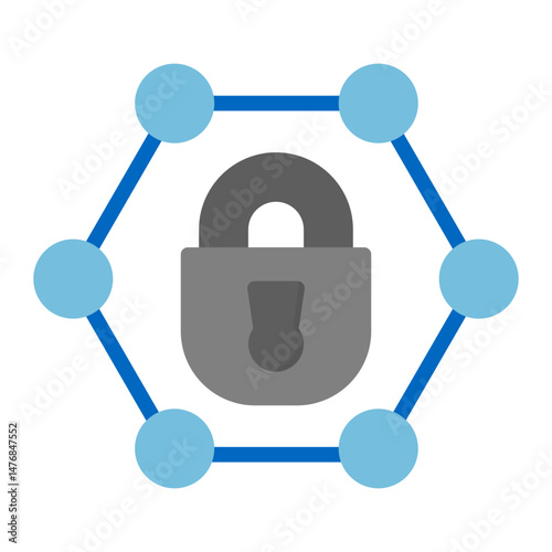 Private Network icon vector image. Can be used for Privacy.
