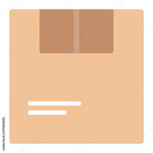 Parcel icon vector image. Can be used for Postal Service.